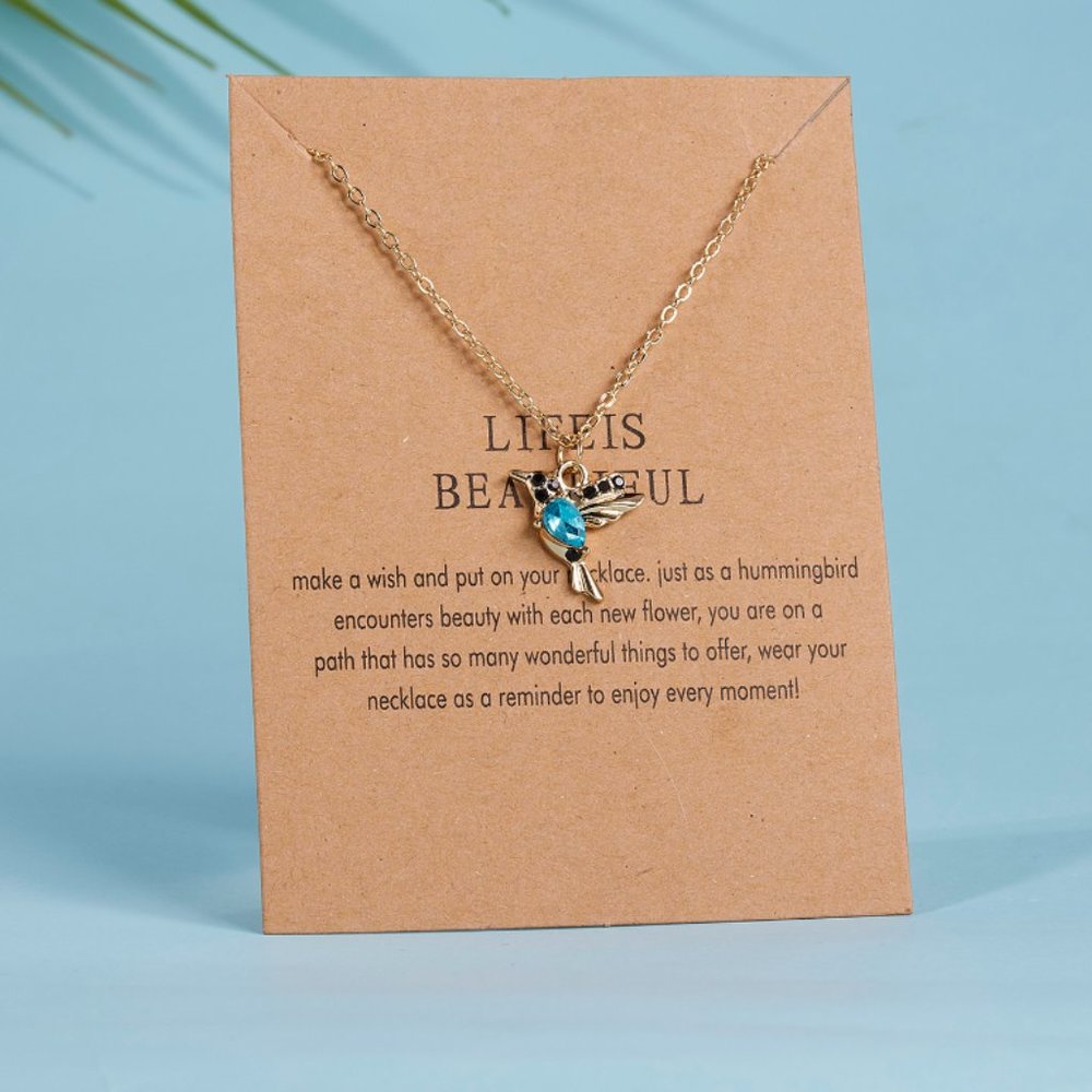 🍏50% OFF/3+...Hummingbird Pendant Necklace